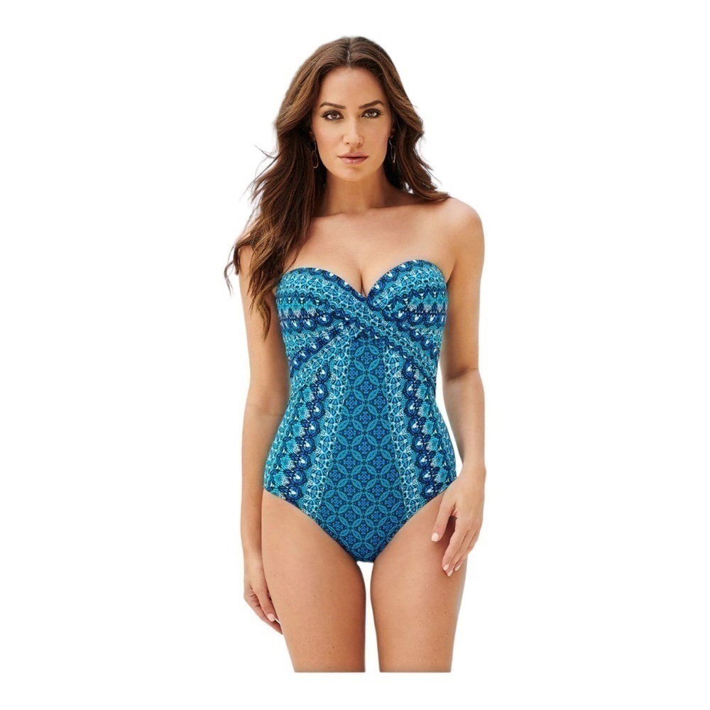 Miraclesuit Mosaica Seville One Piece NWOT